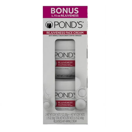 Ponds Rejuveness Anti Wrinkle Cream, 2 pk./ 7 oz. + 1.75 oz. Bonus Jar