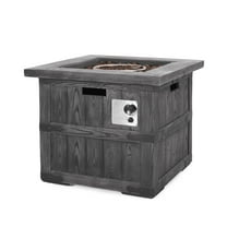 Mayfair Lightweight Concrete Outdoor 40,000 BTU Rectangular Fire Pit ...