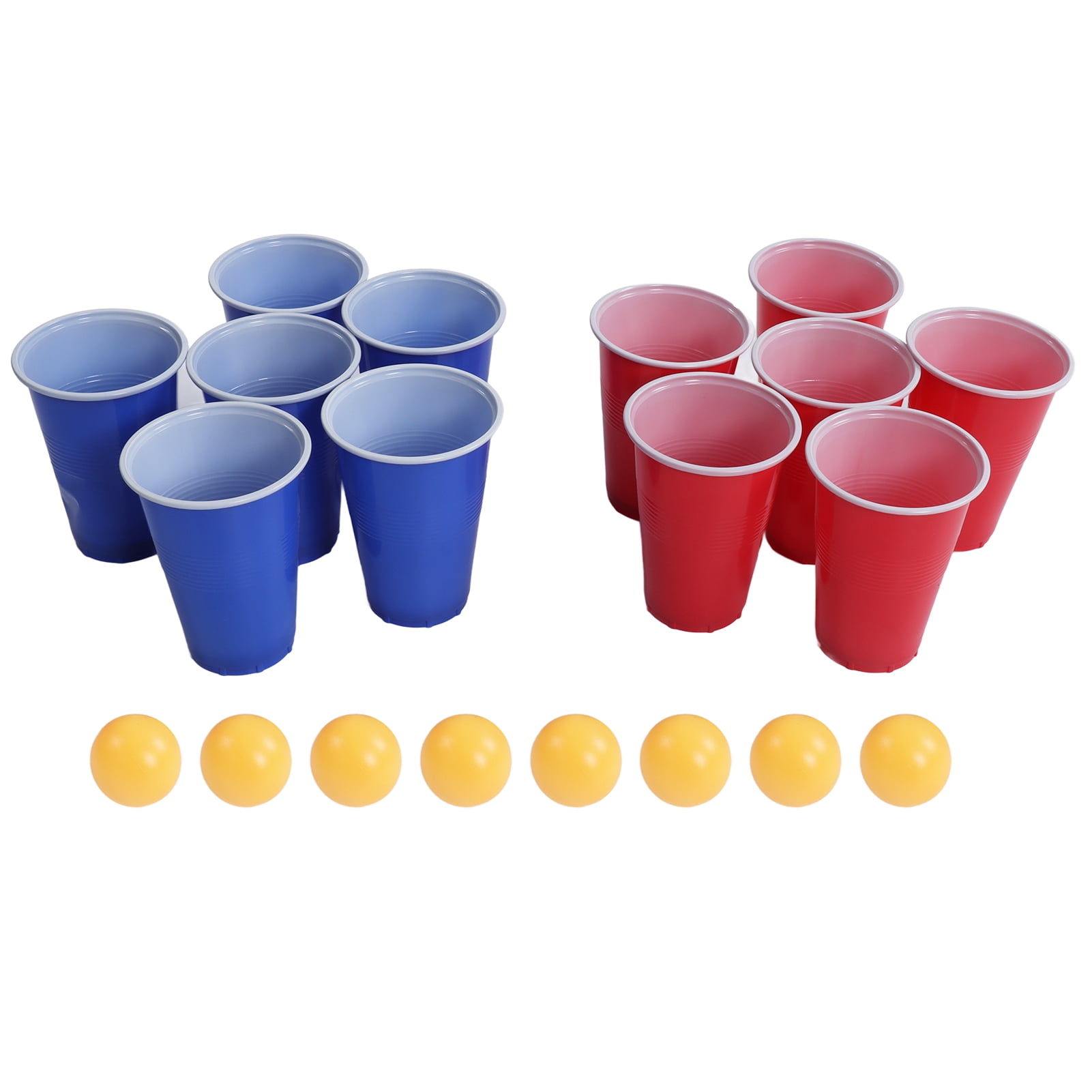 Get True Mini Beer Pong Game, 1.5 Ounce Disposable Red Party Cup Plastic  Shot Glasses, Red, Set of 12 Cups and 2 Mini Ping Pong Balls Delivered