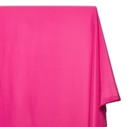 Pongee Fabric Silky Polyester Lightweight Lining Umbrella Dress Shirt Cloth Material By The Yard - Fuchsia 1 Yard