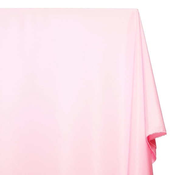 Pongee Fabric Silky Polyester Lightweight Lining Umbrella Dress Shirt Cloth Material By The Yard - Pink (1 Yard)
