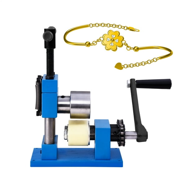 Ponguvn Hand Crank Ring Bending Machine Multi-Functional Ring Earring Bending Machine Hand-Cranked Metal Processing Tool for Copper Aluminum Gold Earrings Crafts elegant