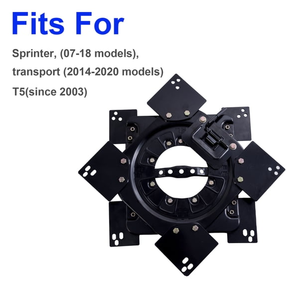 Ponguvn RV Swivel Seat Base Heavy Duty Seat Swivel Base Rotating Chair Plate Replacement Spare Parts for Sprinter 07 -18 T5