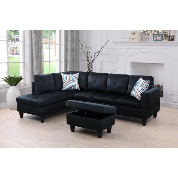 Ponliving Furniture 3-Pieces Living Room Sofa Set