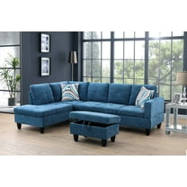 Ponliving Furniture 3-Pieces Living Room Sofa Set