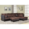 thumbnail image 1 of Ponliving Furniture Ponliving Furniture L Shape Sectional Sofa with Storage Ottoman, 1 of 1