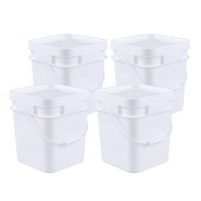 3 Gallon Buckets with Lids for Storage