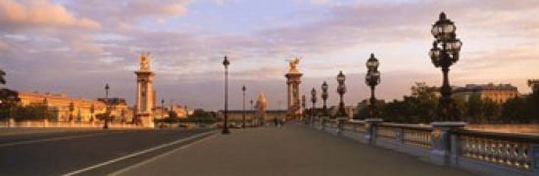 Pont Alexandre III with the Hotel Des Invalides in the background Paris Ile-de-France France Canvas Art - Panoramic Images (18 x 6)