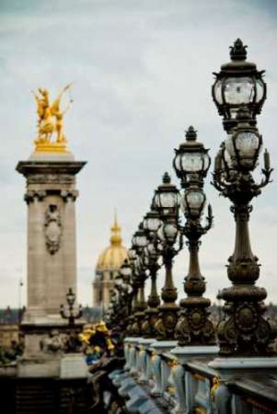 Pont Alexandre IV Canvas Art - Erin Berzel (12 x 18)