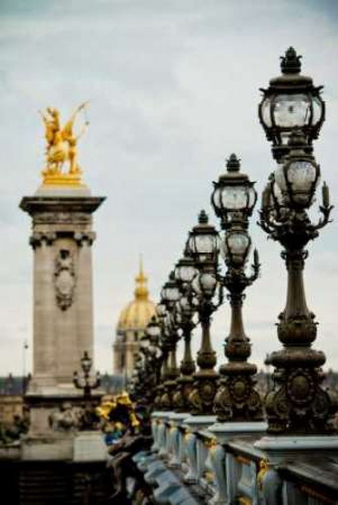 Pont Alexandre IV Canvas Art - Erin Berzel (24 x 36)