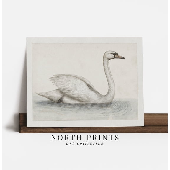 Pont Neuf Paris Pierre-Auguste Renoir Vintage Cityscape Vintage Swan Farmhouse Nursery Poster, UNFRAMED Size 30x30