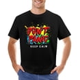 thumbnail image 1 of Pont Panic Men’s Graphic T-shirt Vintage Short Sleeve Sport Tee Black 4XL, 1 of 5
