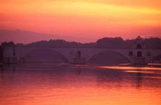 Pont St Benezet Avignon France Canvas Art - Nik Wheeler DanitaDelimont (26 x 17)