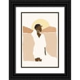 thumbnail image 1 of Pont, Yuyu 13x18 Black Ornate Wood Framed with Double Matting Museum Art Print Titled - Boho Landscape I, 1 of 4