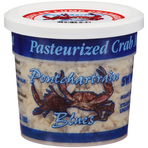 Pontchartrain Blue Crab, Lump Meat, Wild Caught, 8 ounce cup