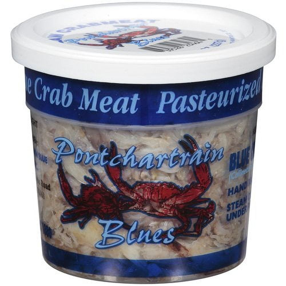 Pontchartrain Blues Wild Caught Pasteurized Blue Crab Claw Crabmeat, 8