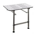 thumbnail image 1 of Ponte Giulio USA G56UHS01W8 Single Folding Shower Seat, White, 1 of 1