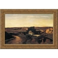 thumbnail image 1 of Ponte Nomentano 24x18 Gold Ornate Wood Framed Canvas Art by Camille Corot, 1 of 2