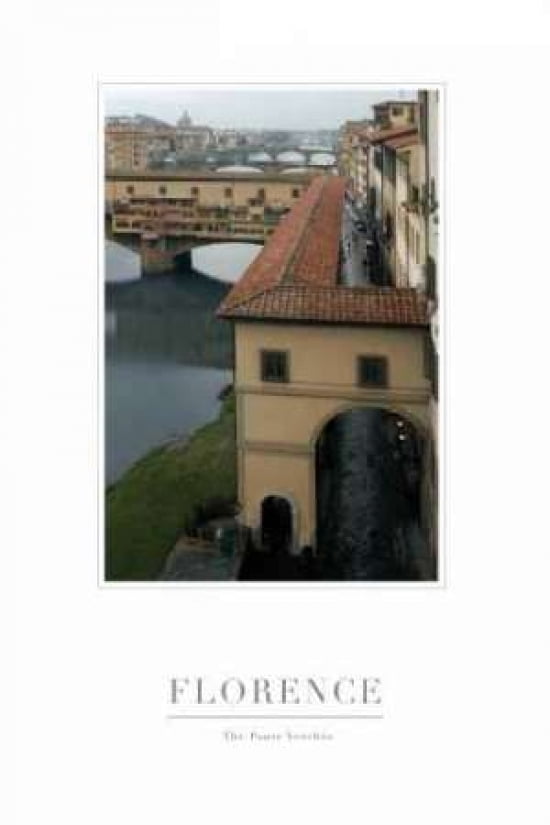 Ponte Vecchio III Canvas Art - John Warren (24 x 36)