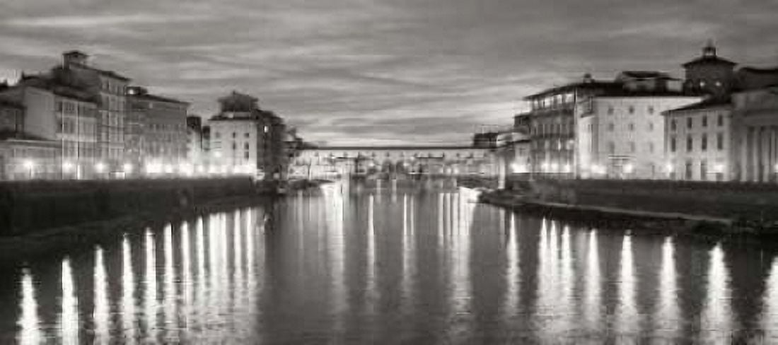 Ponte Vecchio III Canvas Art - Rita Crane (10 x 20)