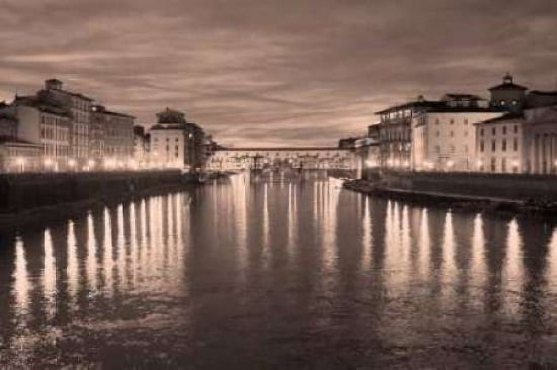 Ponte Vecchio V Canvas Art - Rita Crane (20 x 28)