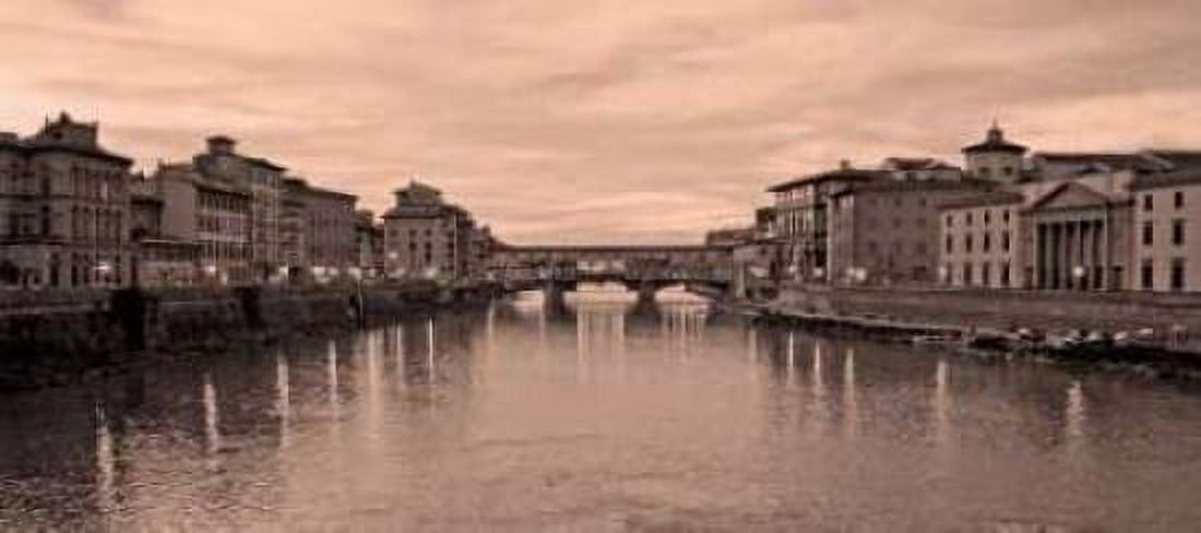Ponte Vecchio VIII Canvas Art - Rita Crane (24 x 48)
