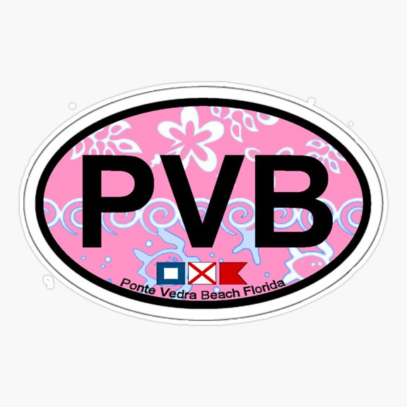 Ponte Vedra Beach Florida Travel Sticker