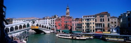 Ponte di Rialto Venice Italy Canvas Art - Panoramic Images (36 x 12)
