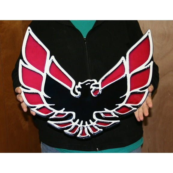 Pontiac 1970-81 Firebird Flat Steel Sign 18 x 16 Wall Art