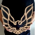thumbnail image 1 of Pontiac 1976-81 Firebird / Trans Am Flat Wall Emblem / Metal Art Sign (Black), 1 of 6