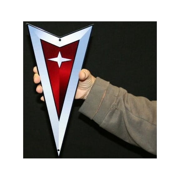 Pontiac Arrow Emblem Steel Sign