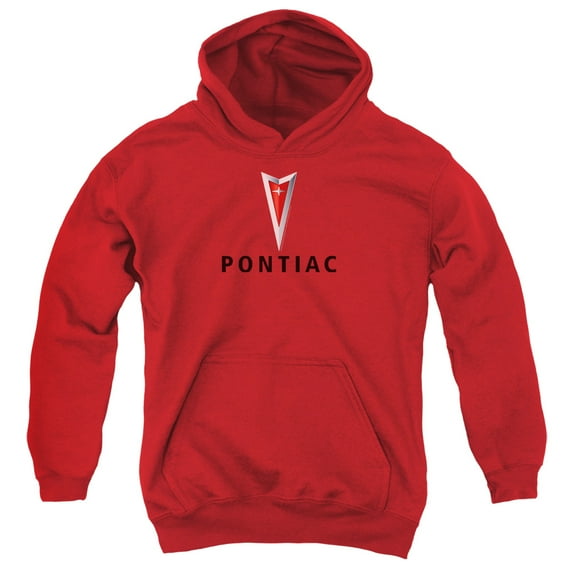 Pontiac - Centered Arrowhead - Youth Hooded Sweatshirt - Large