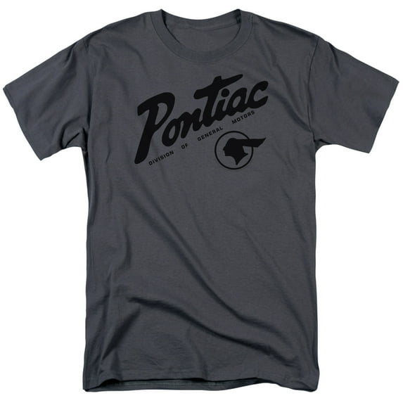 Men's Pontiac Division T-shirt X-Large Charcoal