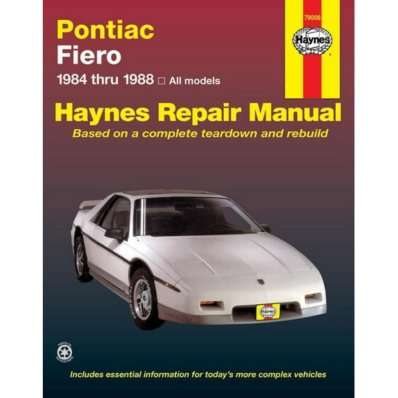 Pontiac Fiero (84-88) Haynes Repair Manual ^