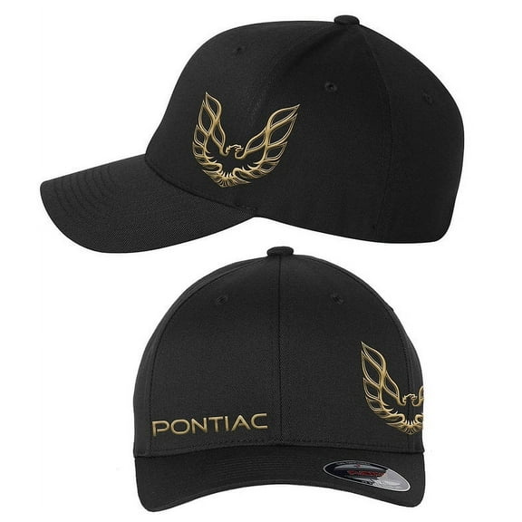 Pontiac Firebird Black Flex Fit Hat - Adult Size