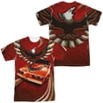 thumbnail image 1 of Pontiac Firebird Flames Unisex Adult Sublimated Costume T Shirt (Front/Back), Small, 1 of 2