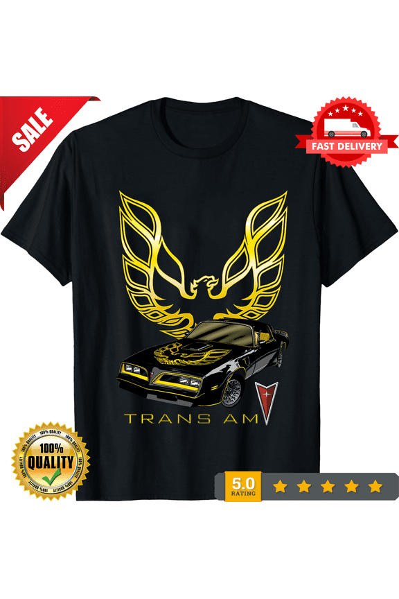 Pontiac Firebird Trans Am 1978 - Black T-Shirt, LIMITED EDITION-TH62656