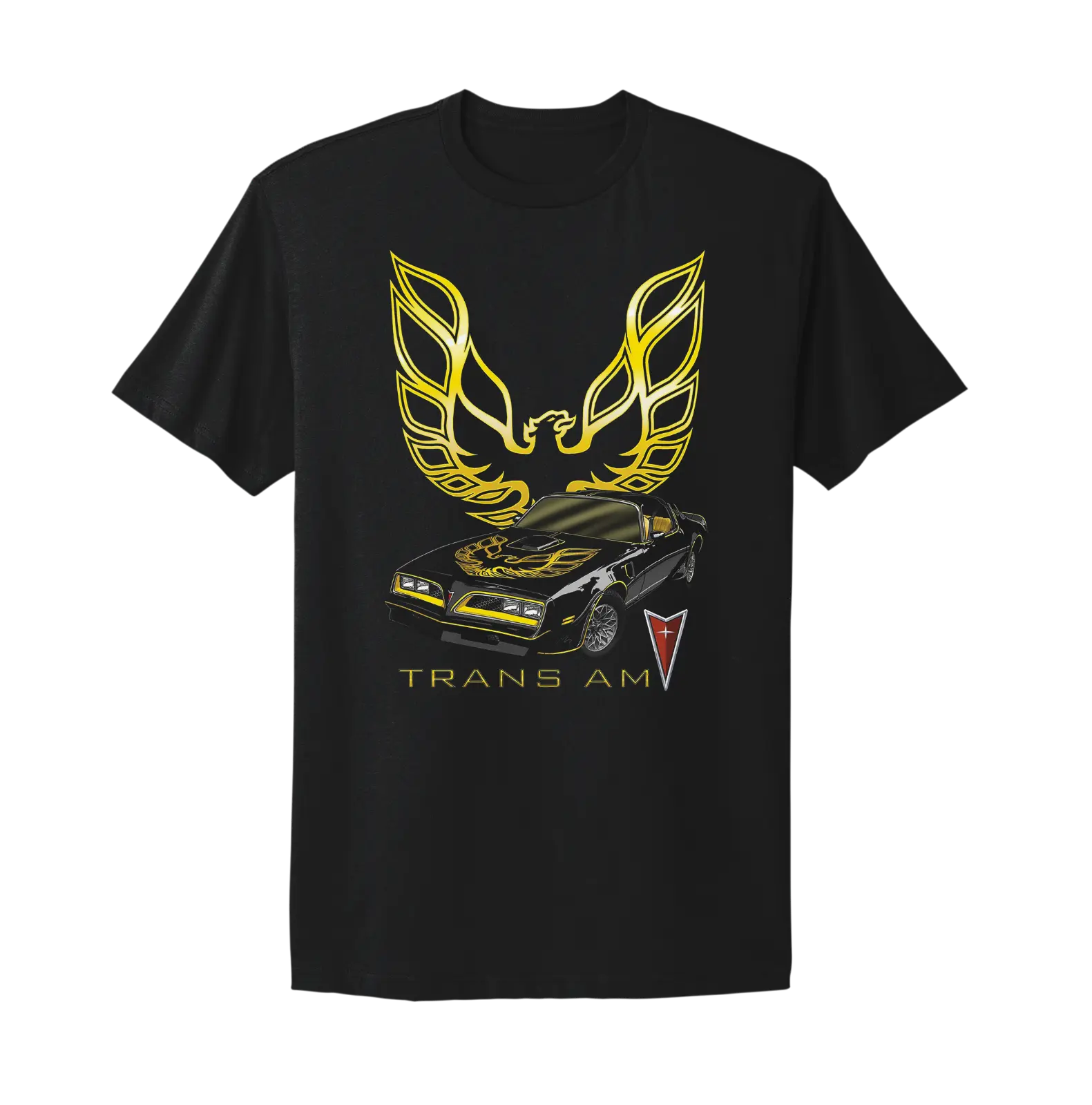 Pontiac Firebird Pure Cotton Graphic T-Shirt In Ecru - Foto 3