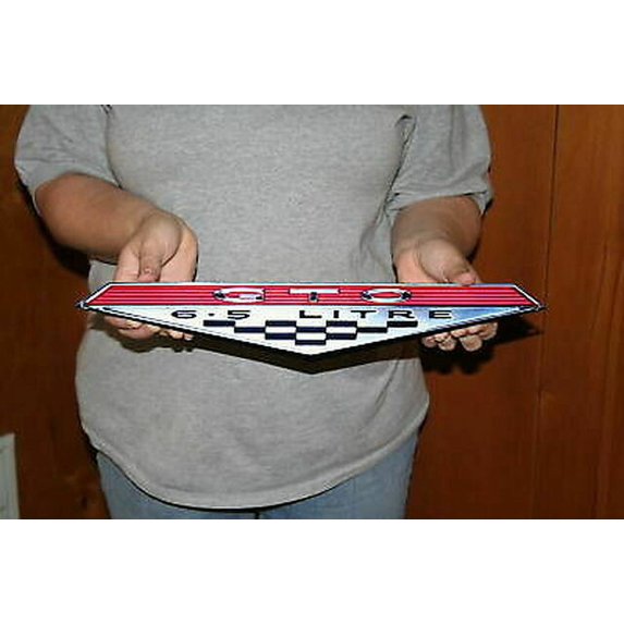 Pontiac GTO Rocker Panel Emblem Steel Sign