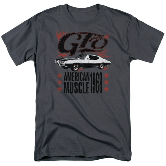 Pontiac Gto Flames Officially Licensed Adult T Shirt