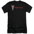 thumbnail image 1 of Pontiac Modern Pontiac Arrowhead Adult 30/1 T-Shirt Black, 1 of 2