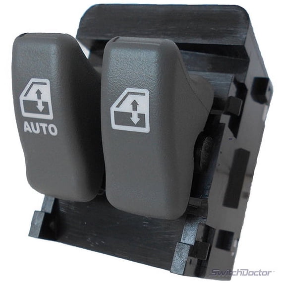 Pontiac Montana Master Power Window Switch 2000-2005 (Gray Buttons) SD-002082 (2000 2001 2002 2003 2004 2005) (electric control panel lock button auto driver passenger door)