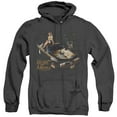 thumbnail image 1 of Pontiac Night Moves Adult Heather Hoodie Sweatshirt Black, 1 of 1