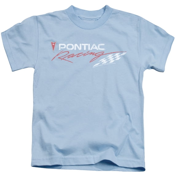 Pontiac Pontiac Racing Rough Hewn Youth 18/1 T-Shirt Light Blue