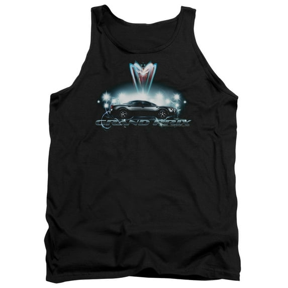Pontiac Silver Grand Prix Adult Tank Top Black