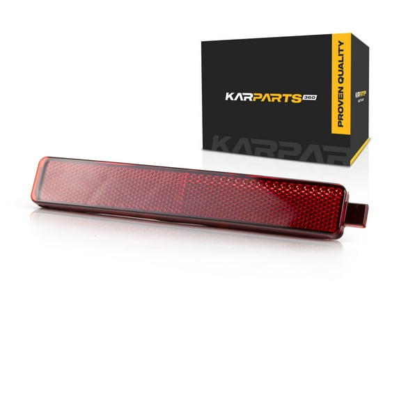 For Pontiac Sunfire 1995 96 97 98 1999 Bumper Reflector Driver OR Passenger Side | Single Piece | Rear | CAPA Certified | Replacement For GM2830101, GM2830101C | 25805313