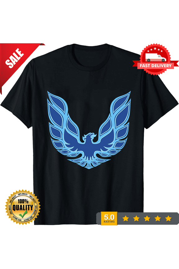 Pontiac TRANS AM FIREBIRD BLUE BIRD ACTIVE T-SHIRT, NEW TRENDING ITEM-TH70915