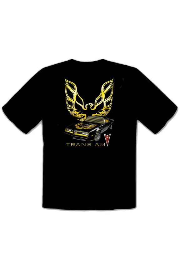 Pontiac Trans Am Auto Logo schwarz T-Shirt -542