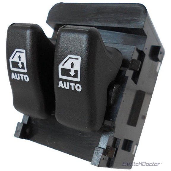 Pontiac Trans Sport Master Power Window Switch 1997-1998 (Black Buttons) (1 Touch Up & Down) (electric control panel lock button auto driver passenger door)