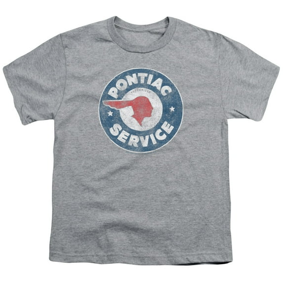Pontiac - Vintage Pontiac Service - Youth Short Sleeve Shirt - Small